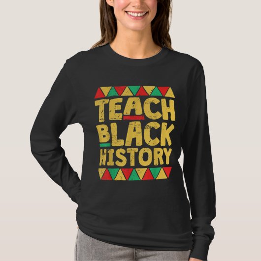 黒教え史月学院先生ギフト Tシャツ (正面)
