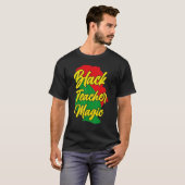 黒教師の魔法 Tシャツ (正面フル)