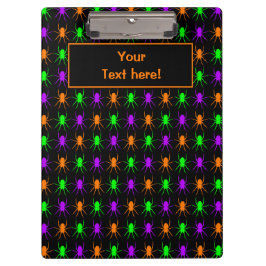 黒数々のの明るいクモ クリップボード