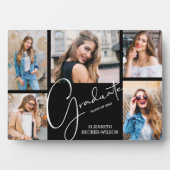 黒数々の卒業記念に撮影 フォトプラーク (正面)