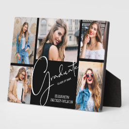 黒数々の卒業記念に撮影 フォトプラーク