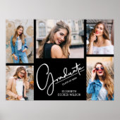 黒数々の卒業記念に撮影 ポスター (正面)