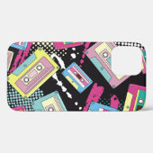 黒数々の色のカセット Case-Mate iPhoneケース (裏面 (横))