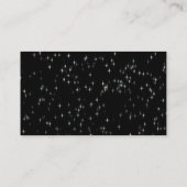 黒数々の色のパステルスター 名刺 (裏面)
