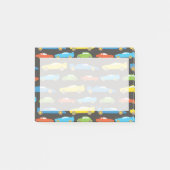 黒数々の色レースカー ポストイット (正面)