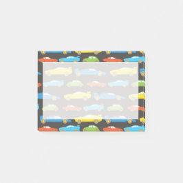 黒数々の色レースカー ポストイット