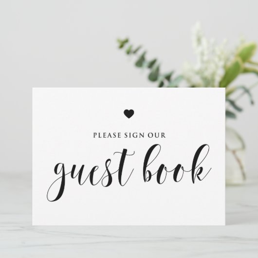 黒文字はっきりした本に署名して下さい (スタンド正面)