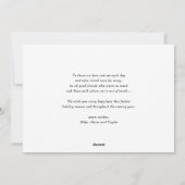 黒文字エレガントが盛り上がるメリークリスマス シーズンカード (裏面)