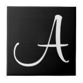 黒文字タイル タイル (正面)