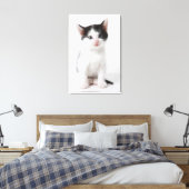 黒斑子猫 キャンバスプリント (インサイチュ (寝室))