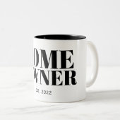 黒新住宅所有者年制定 ツートーンマグカップ (正面右)