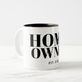 黒新住宅所有者年制定 ツートーンマグカップ (正面左)