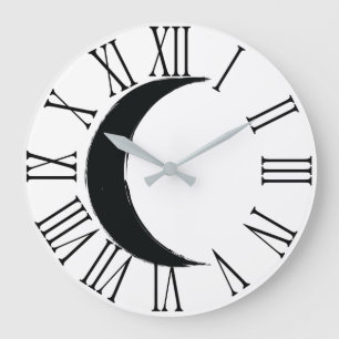 黒新月の有明魔法暗月占星術  ラージ壁時計