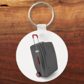 黒旅行バッグ キーホルダー (正面)