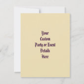 黒旗を掲げろ メンケン名言カスタム 招待状 (裏面)