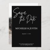 黒日付を保存 セーブザデート (正面/裏面)