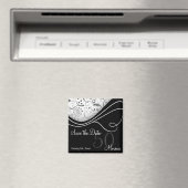 黒日付エレガントの保存 マグネット (インサイチュ (食洗機))