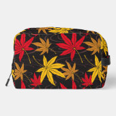 黒日本ののカエデ模様 ドップキット (裏面)