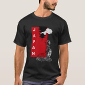 黒日本 Tシャツ (正面)
