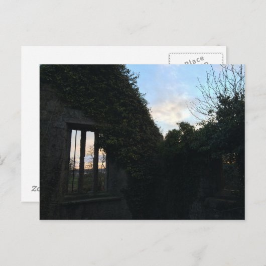 黒日没の窓：アウトランダー映画の場所 ポストカード (正面/裏面)