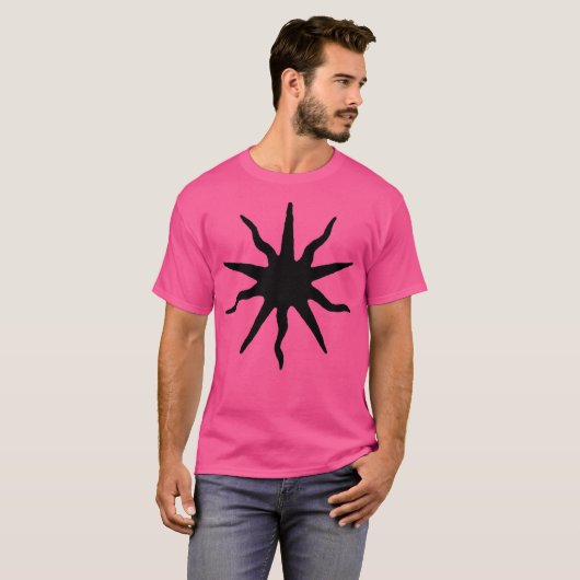 黒日 Tシャツ (正面フル)
