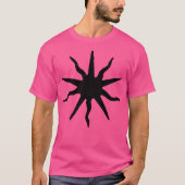 黒日 Tシャツ (正面)