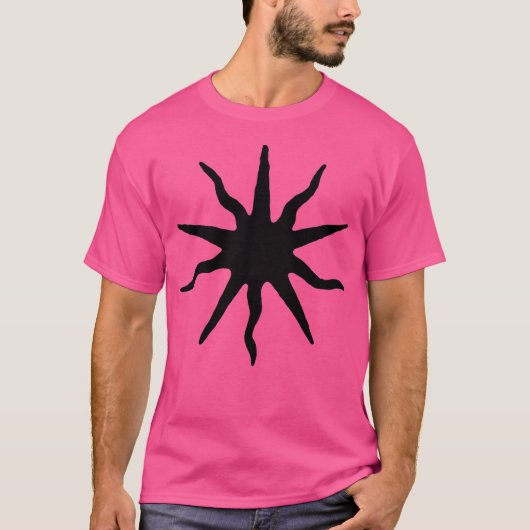 黒日 Tシャツ (正面)