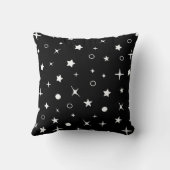 黒星空の夜 クッション (裏面)