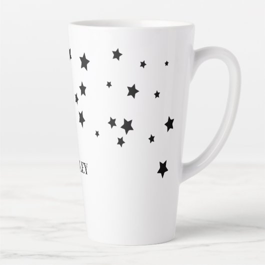 黒星 カフェラテマグ (右)