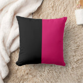 黒暗い赤紫色の枕 クッション (ブランケット)