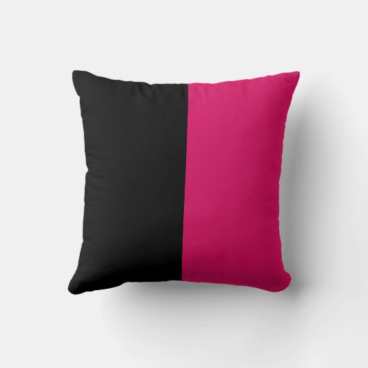 黒暗い赤紫色の枕 クッション (裏面)