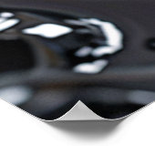 黒曜体流体力学ポスター ポスター (角)