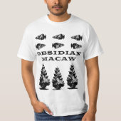 黒曜石の矢のワイシャツ Tシャツ (正面)