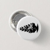 黒曜石の矢の頭部ボタン 缶バッジ (正面&裏面)