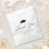 黒書エレガントの卒業ありがとう フェイバーバッグ (クリップ留めされた状態)