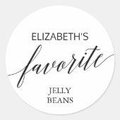 黒書エレガント彼と彼女のお気に入りの書 ラウンドシール (正面)