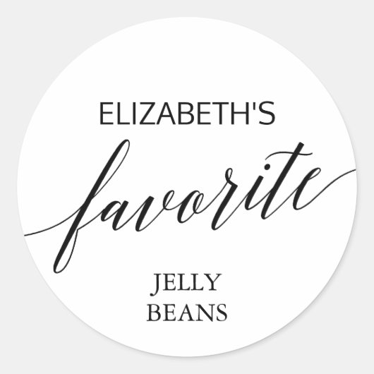 黒書エレガント彼と彼女のお気に入りの書 ラウンドシール (正面)