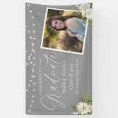 黒書写真フローラ卒業 横断幕 (縦)