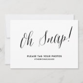 黒書道素朴Instagram結婚のサイン (正面)