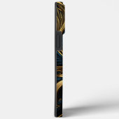 黒最高のエレガントと金ゴールドの電話ケース Case-Mate iPhoneケース (裏面 / 右)