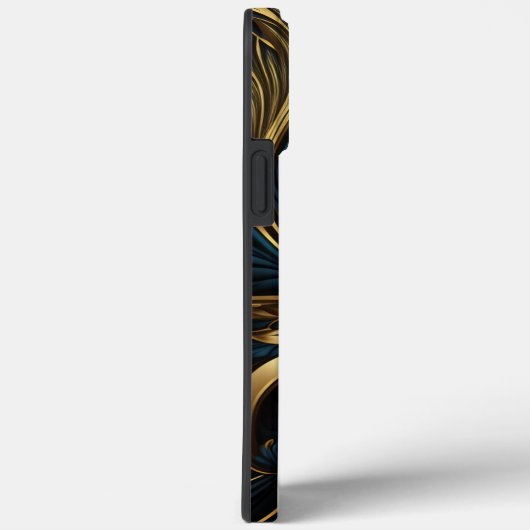 黒最高のエレガントと金ゴールドの電話ケース Case-Mate iPhoneケース (裏面 / 右)