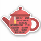 黒最高のテアステポット シール (正面)