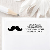 黒最高の口ひげ ラベル (インサイチュ)