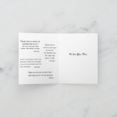 黒最高の母が母の日を読む カード (内部)