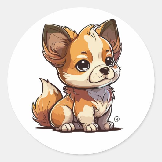 黒最高の金金取引😻🐾⋆°| -70% 🐾 ˖°🐕 ラウンドシール (正面)