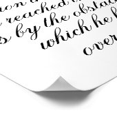 黒月ウォールインスピレーション、やる気を起こさせる引用文、 ポスター (角)