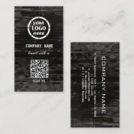 黒木プロフェッショナルデザインモダンQRコード 名刺
