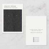 黒木モダンイヤリング表示名刺 名刺 (正面/裏面)