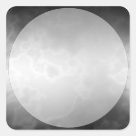 黒木炭大理石ラベル小四角 スクエアシール