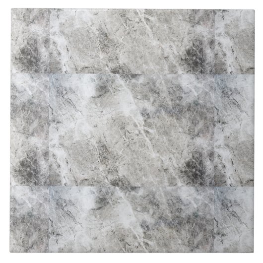 黒木炭白大理石模様 タイル (正面)